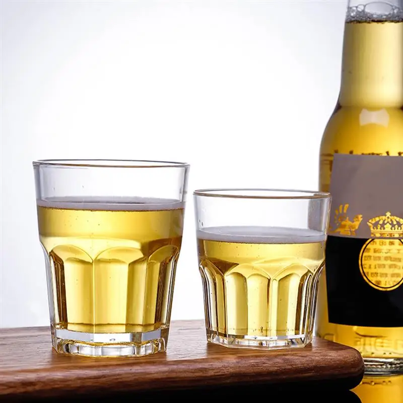 Wine Beer And Spirit - แก้ววิสกี้ 6 ชิ้น แก้วสุรา แก้วเบียร์ แก้วใส