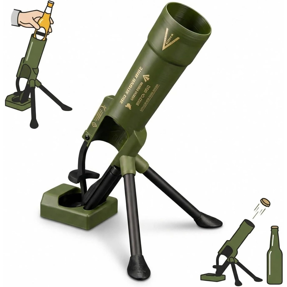 Wine Beer Opener - ที่เปิดขวดเบียร์แบบมอร์ตาร์ ท่อเปิดขวดเบียร์ ขนาด 51 มม. แบบหนาพิเศษ