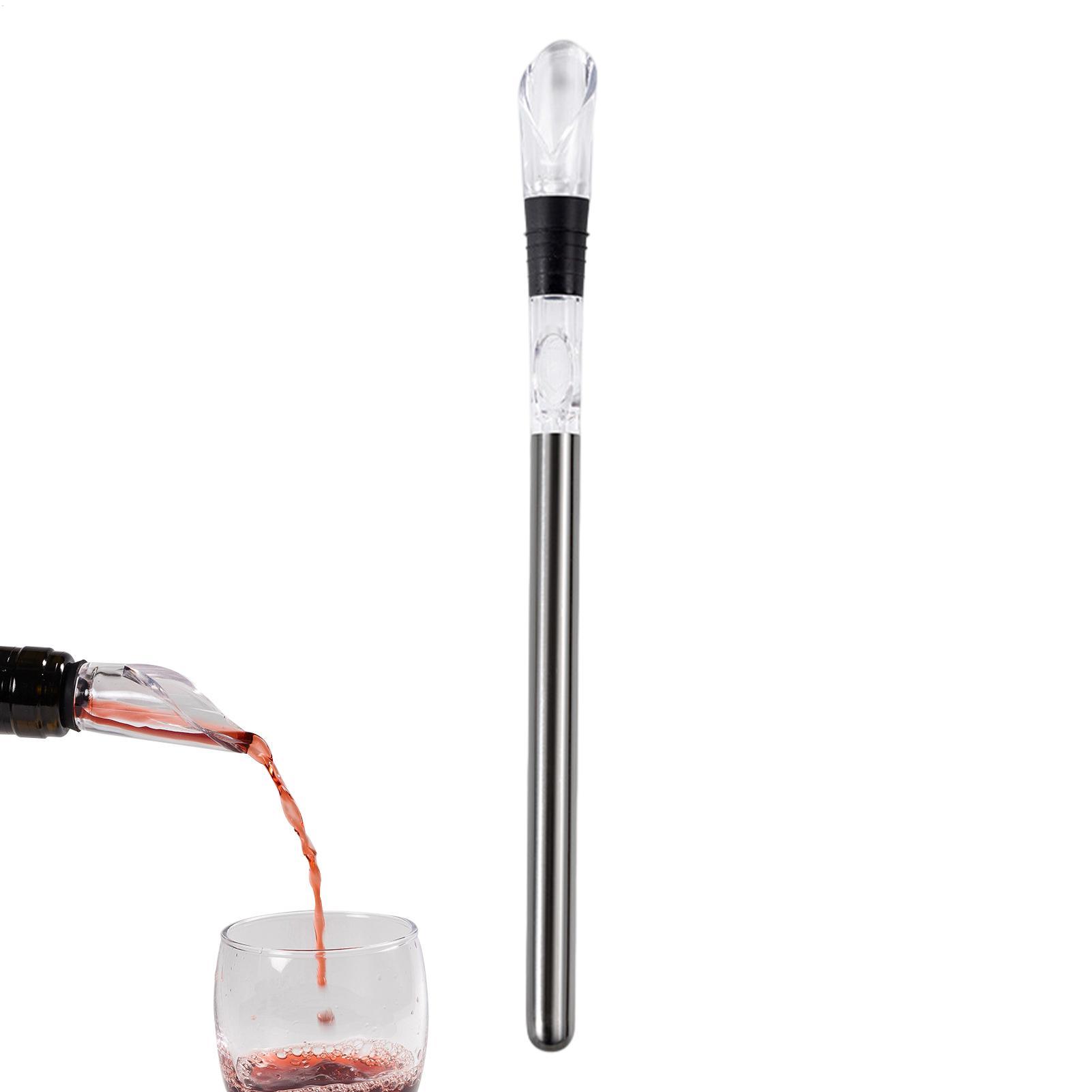 Wine Beer Cooler - แท่งทำความเย็นไวน์สแตนเลส 304 ที่ใช้งานสะดวก, ที่รินไวน์สำหรับบาร์, แท่งแช่ไวน์สำหรับใช้ในบ้าน, ที่ทำความเย็นไวน์,