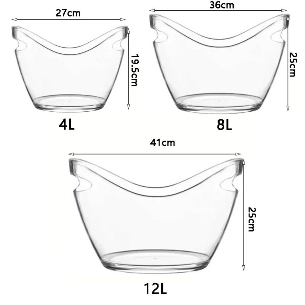 ถังน้ำแข็งอะคริลิคใส ขนาด 4/8/ - Wine Bottle Size บทวิจารณ์และราคา