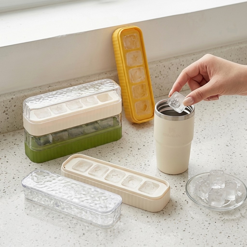 ถาดทำน้ำแข็งพลาสติกขนาดเล็กพร้ - Wine Beer Cooler บทวิจารณ์และราคา