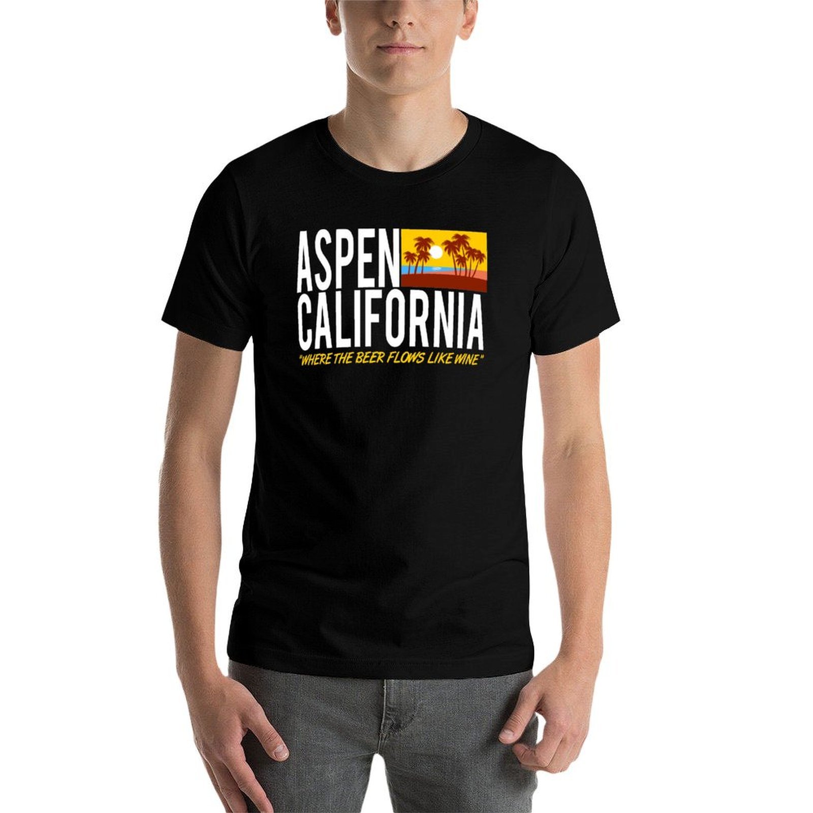 แอสเพน แคลิฟอร์เนีย - เสื้อยืด - Wine Like Beer บทวิจารณ์และราคา