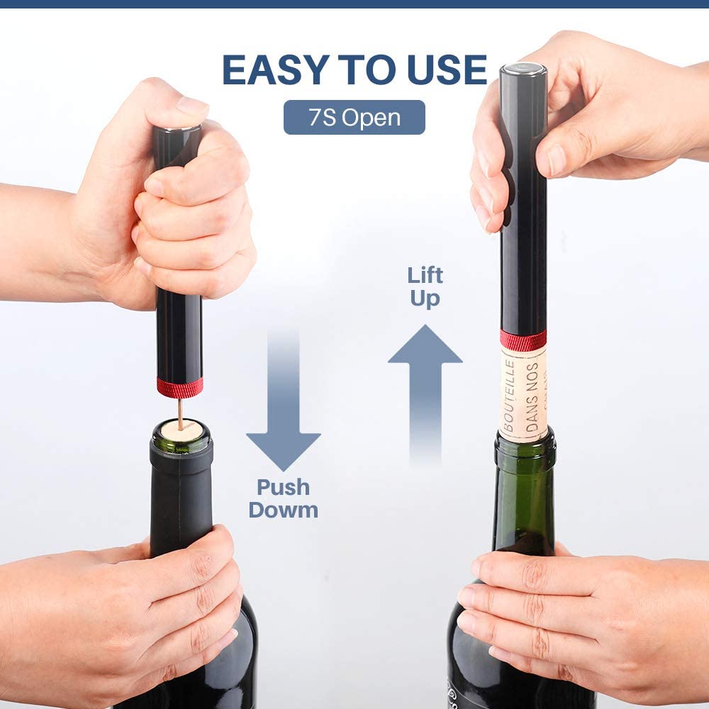 ANYOHOE สแตนเลสแบบพกพาปั๊มลมที - Wine Beer Opener บทวิจารณ์และราคา