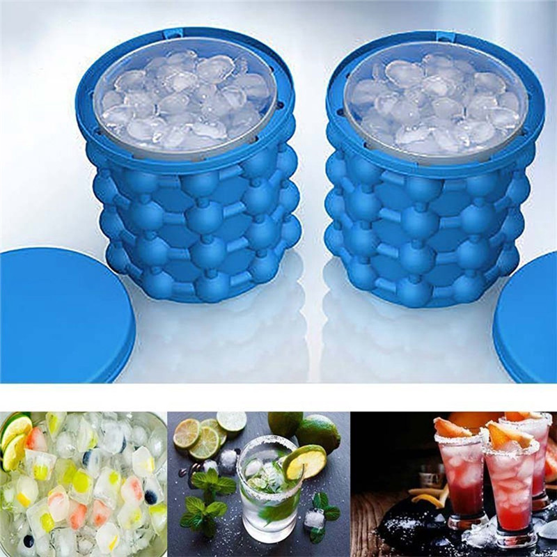 เครื่องทําน้ําแข็งซิลิโคนแบบพก - Wine Beer Cooler บทวิจารณ์และราคา