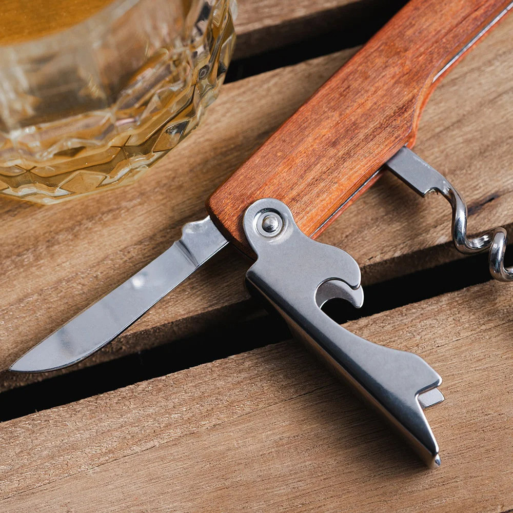 โลโก้ส่วนบุคคลไม้ Handle Corks - Wine Beer Brand บทวิจารณ์และราคา