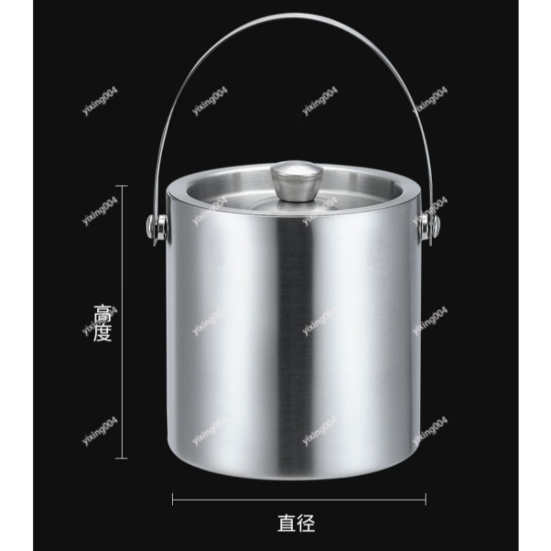 ถังน้ำแข็งสแตนเลส 304 แบบสองชั - Wine Beer Cooler บทวิจารณ์และราคา