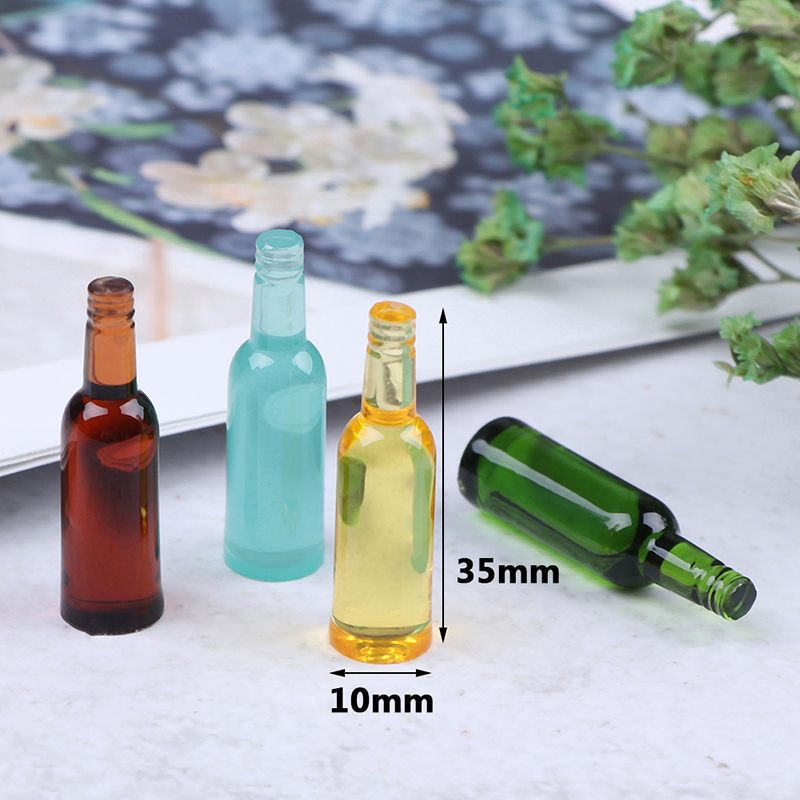 6 ชิ้น 1:12 ตุ๊กตาจิ๋ว ขวดเบีย - Wine Beer & More บทวิจารณ์และราคา