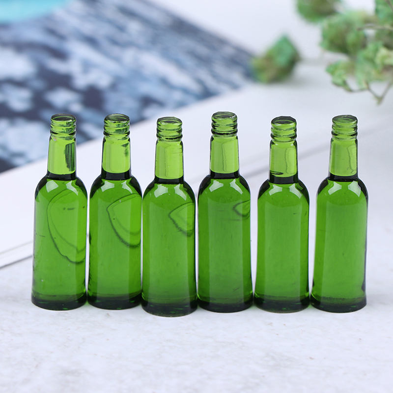 6 ชิ้น 1:12 ตุ๊กตาจิ๋ว ขวดเบีย - Wine Beer & More บทวิจารณ์และราคา