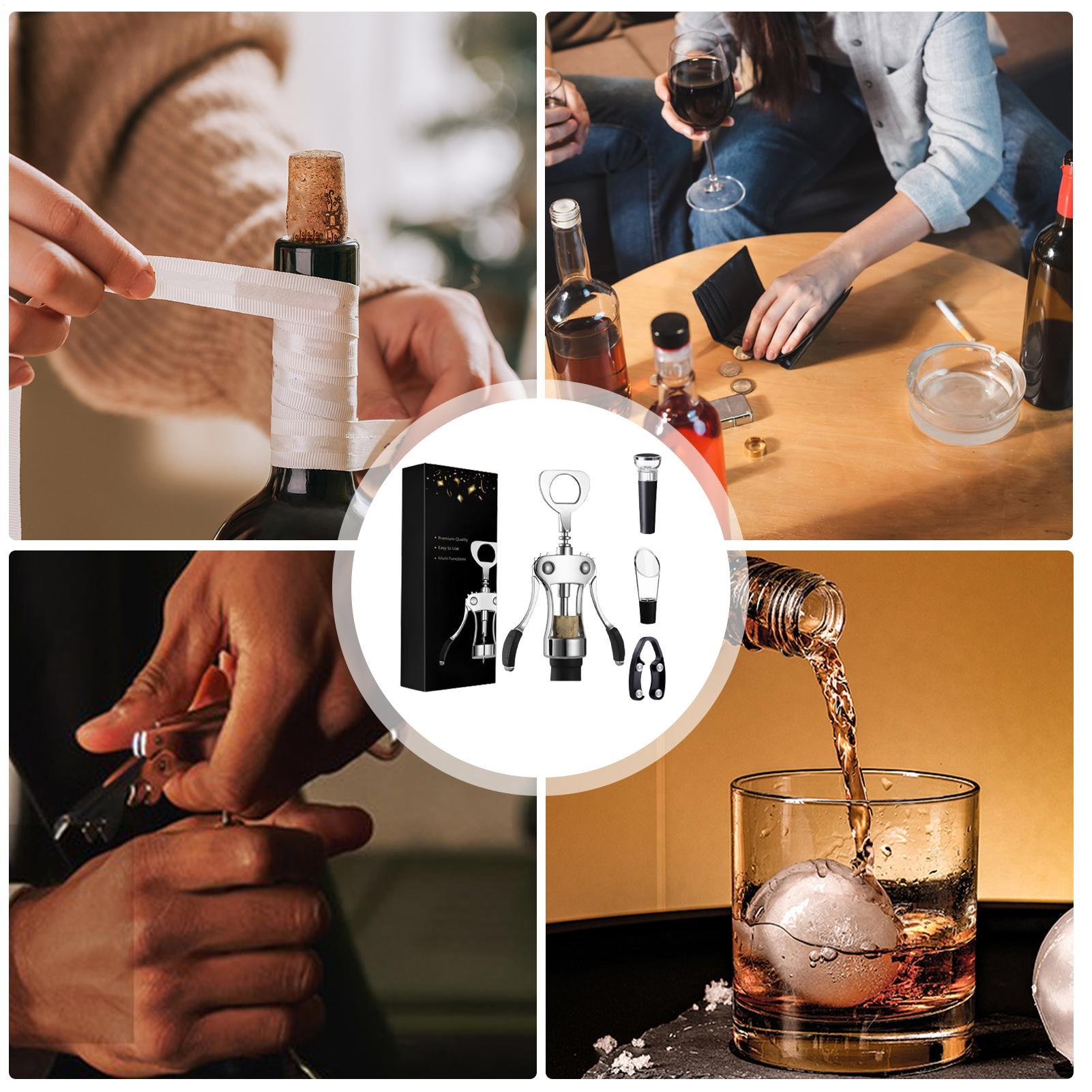 ที่เปิดขวดไวน์แบบเกลียวอเนกประ - Wine Beer Opener บทวิจารณ์และราคา