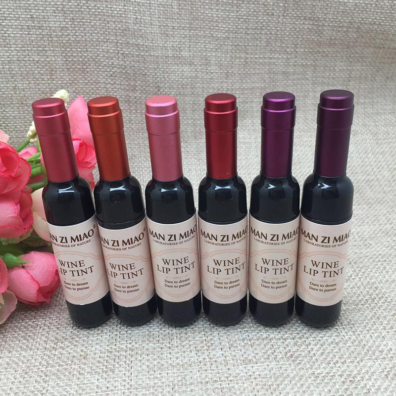 2023ลิปสติกลิปกลอสกันน้ำติดทนน - Wine Bottle Size บทวิจารณ์และราคา