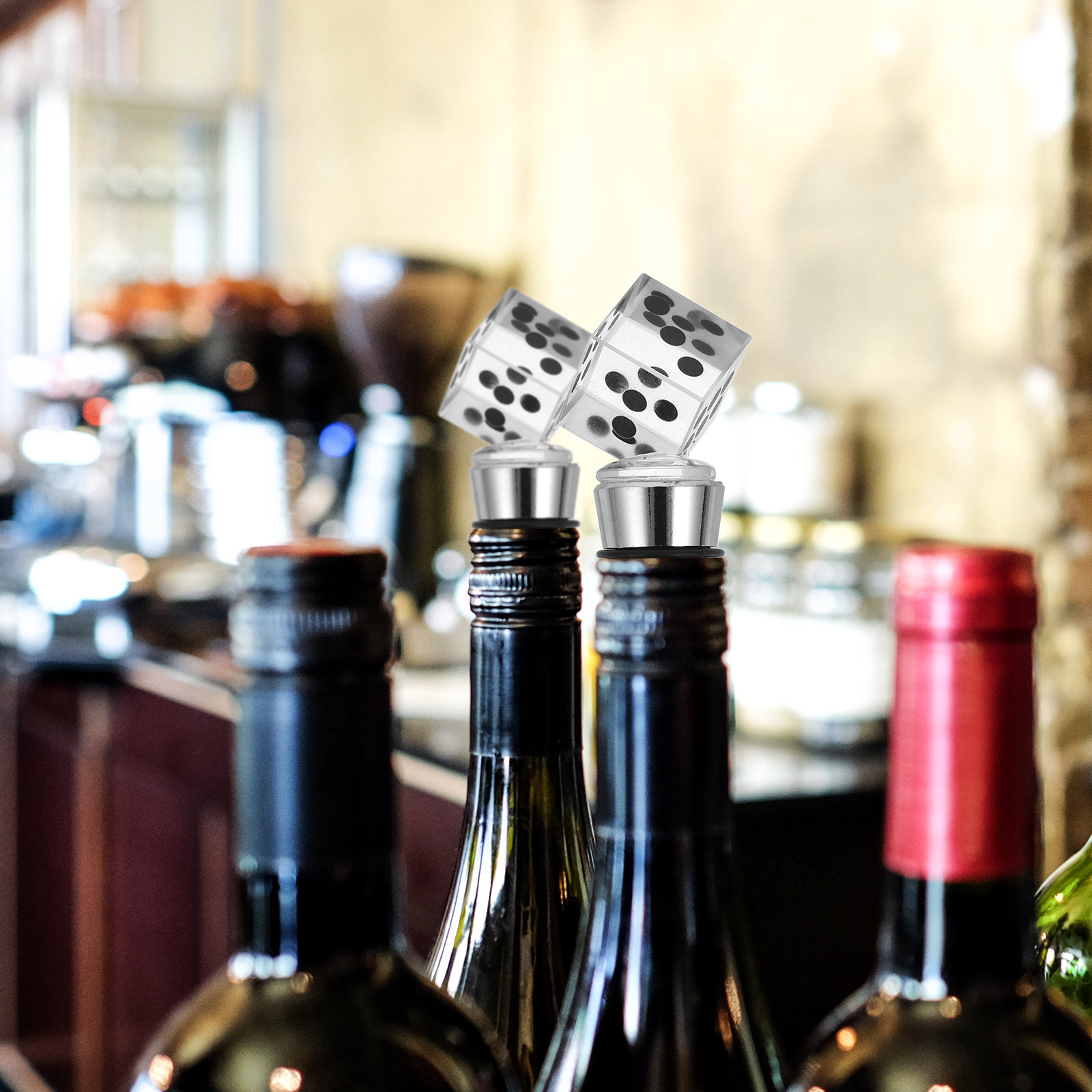 จุกปิดขวดไวน์ใส ปิดสนิท รักษาค - Wine Bottle Size บทวิจารณ์และราคา