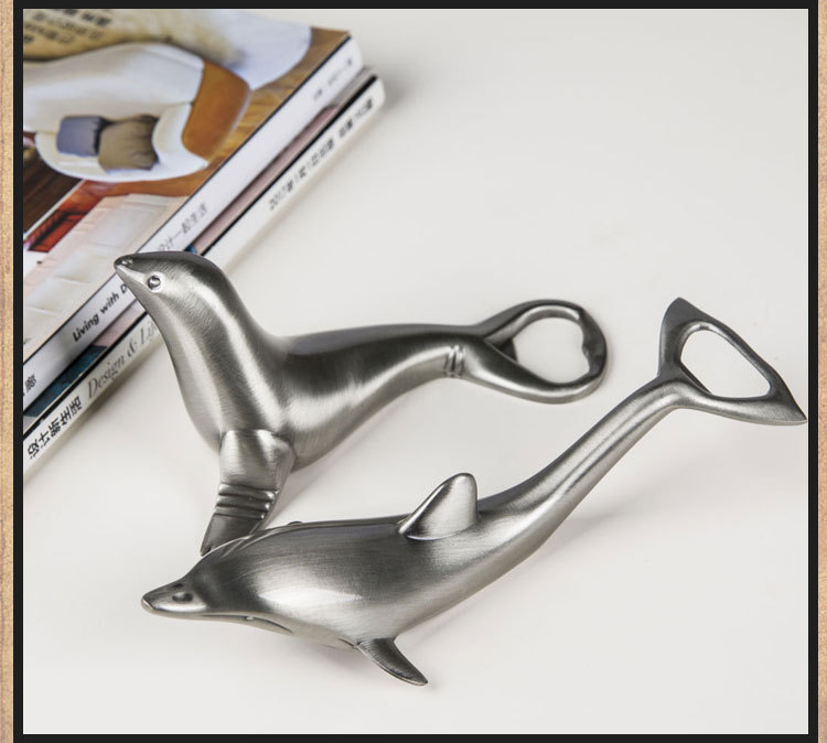 ที่เปิดขวดโลหะรูปปลาโลมาอเนกปร - Wine Beer Opener บทวิจารณ์และราคา