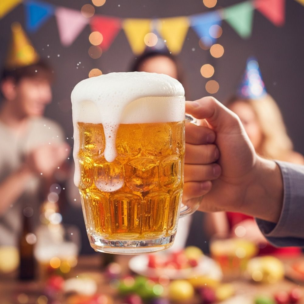 แก้วเบียร์พลาสติกเลียนแบบแก้วอ - Beer Mug Handled บทวิจารณ์และราคา