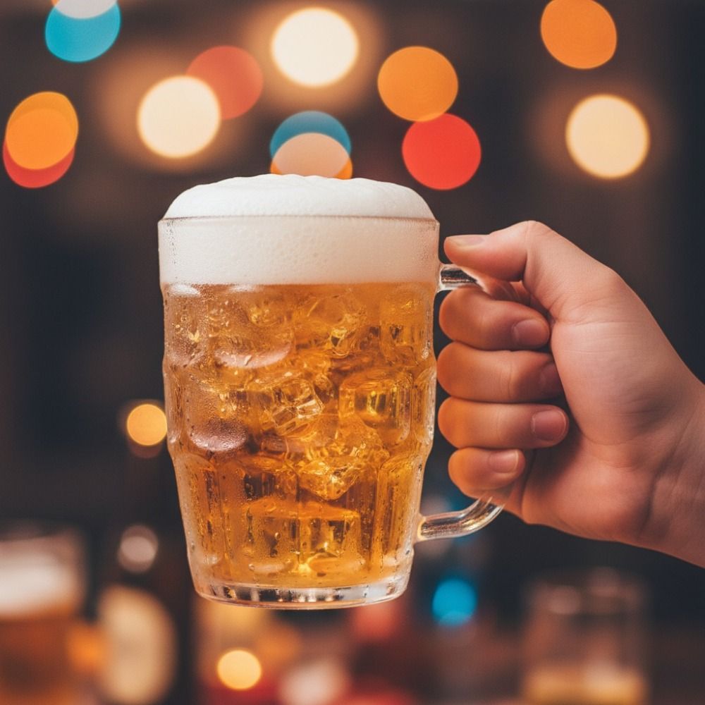 แก้วเบียร์พลาสติกเลียนแบบแก้วอ - Beer Mug Handled บทวิจารณ์และราคา