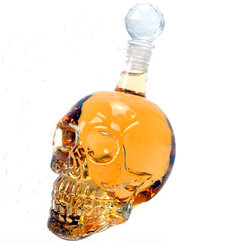 Creative Skull Head Decanter ข - Wine Beer And Spirit บทวิจารณ์และราคา