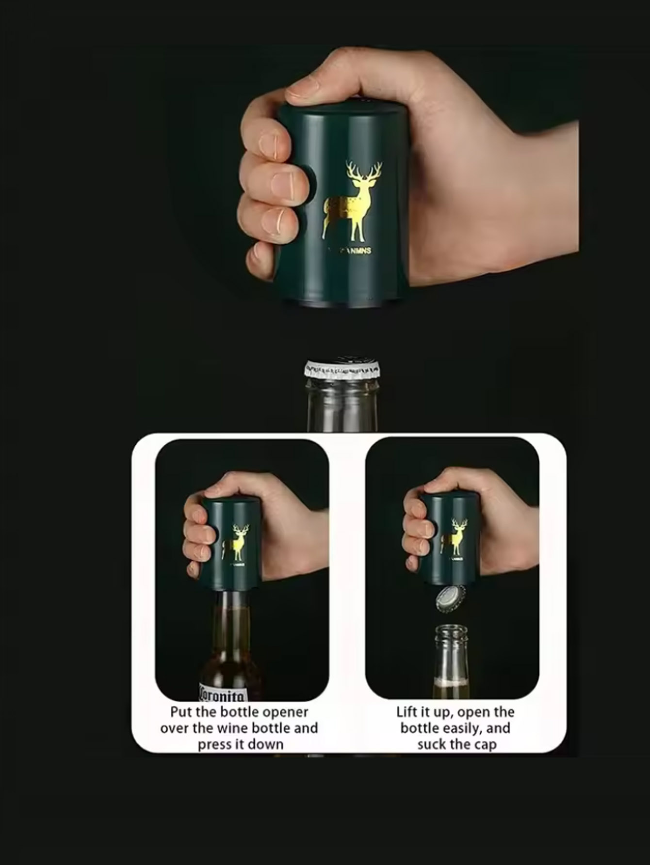 ที่เปิดขวดเบียร์อัตโนมัติ 1 ชิ - Wine Beer Opener บทวิจารณ์และราคา