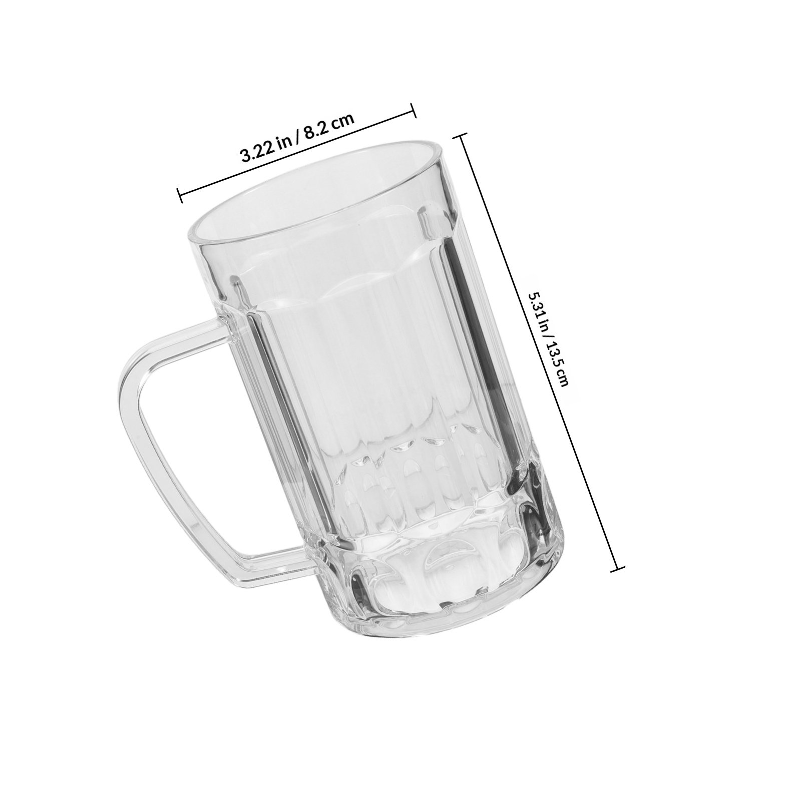 แก้วเบียร์อะคริลิค แก้วเบียร์ส - Beer Mug Handled บทวิจารณ์และราคา