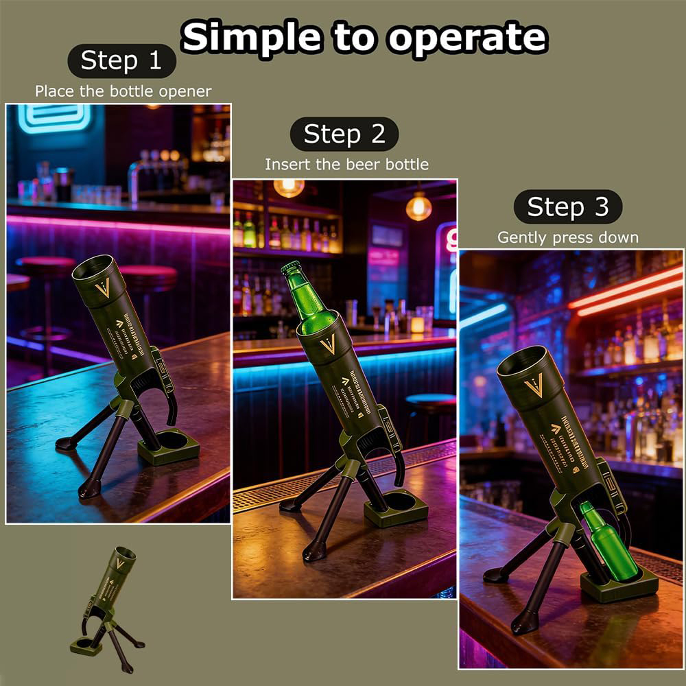 ที่เปิดขวดเบียร์แบบมอร์ตาร์ ท่ - Wine Beer Opener บทวิจารณ์และราคา