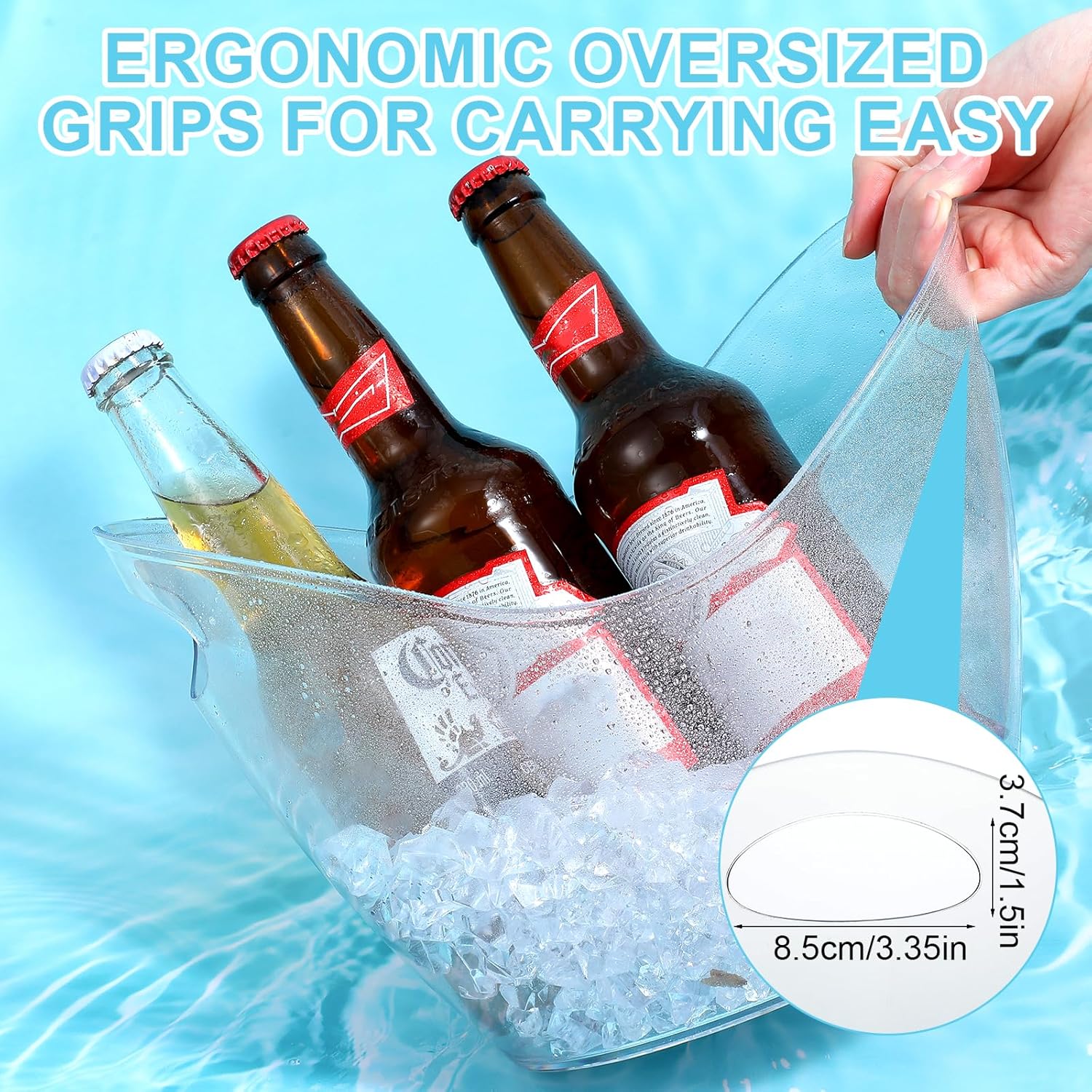 ถังน้ำแข็งใส 5 ลิตร ทนทาน ไม่แ - Wine Beer Cooler บทวิจารณ์และราคา