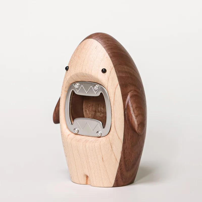 ที่เปิดขวดเบียร์รูปฉลามไม้สุดส - Wine Beer Opener บทวิจารณ์และราคา